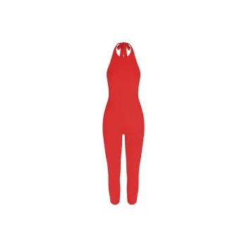 Khy SS24 DROP 009 Smooth Stretch Capri Catsuit Jumpsuit Women's Cherry Pink