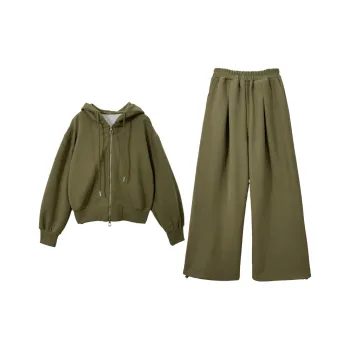 OZVO Sweatshirt Set Women's Moss Green