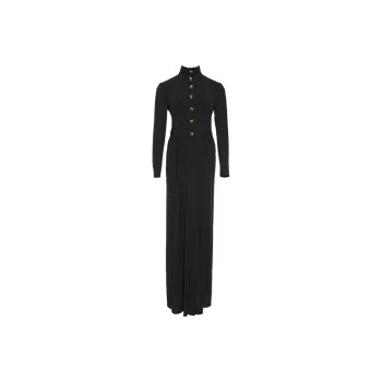 BESIONIA FW24 Long Sleeved Dresses Women's Black