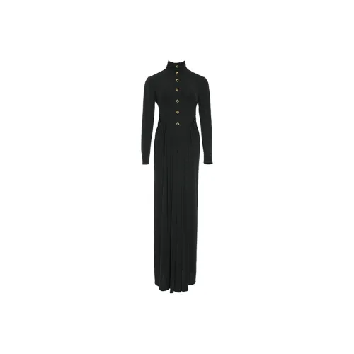 BESIONIA FW24 Long Sleeved Dresses Women's Black