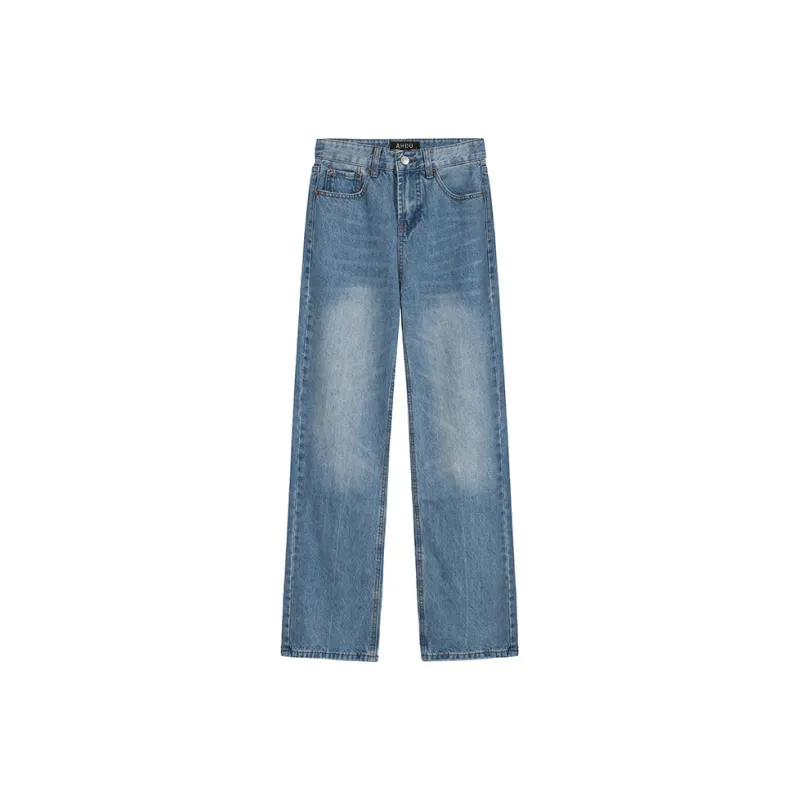 AHDO Jeans Women's Washed Blue-0