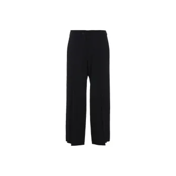 Yohji Yamamoto Femme SS25 Casual Pants Women's Black