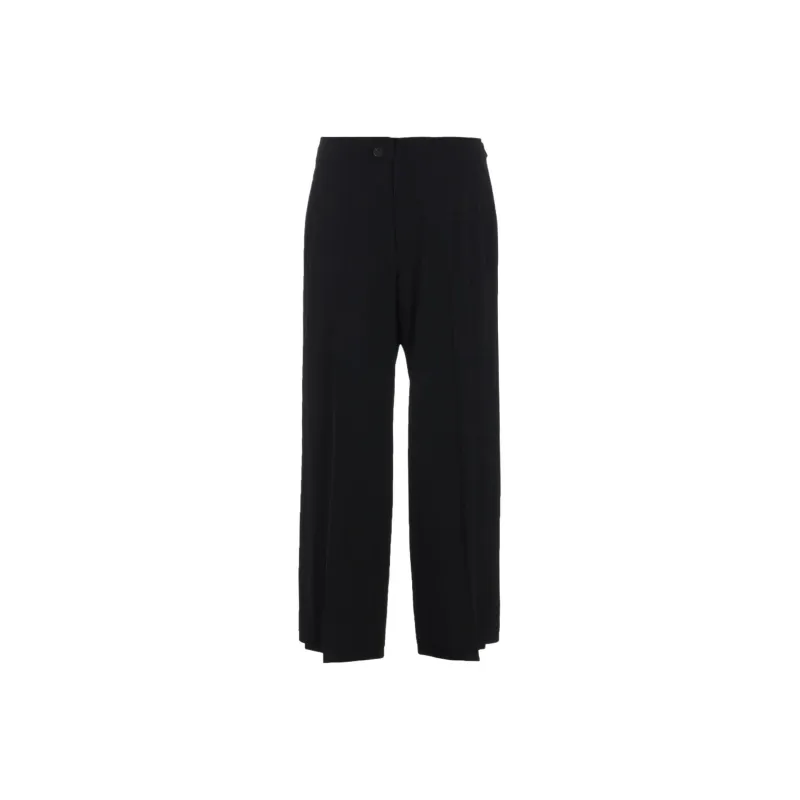 Yohji Yamamoto Femme SS25 Casual Pants Women's Black-0