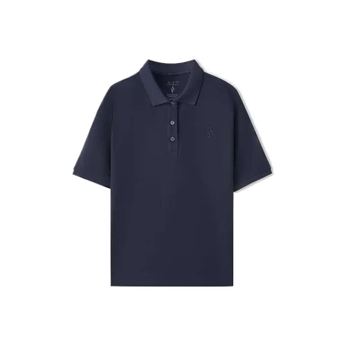 Skechers Yazhuan Series Polo Shirt Women's Captain Blue