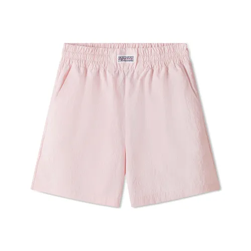 Skechers Casual Shorts Women's Gray Pink