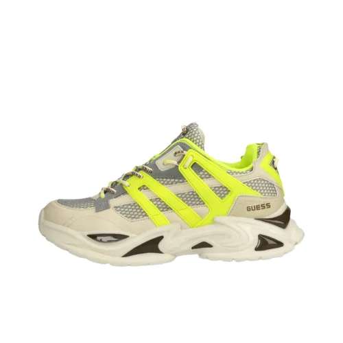 GUESS Abrasion Resistant Low Top Casual Shoes Men's Beige Green