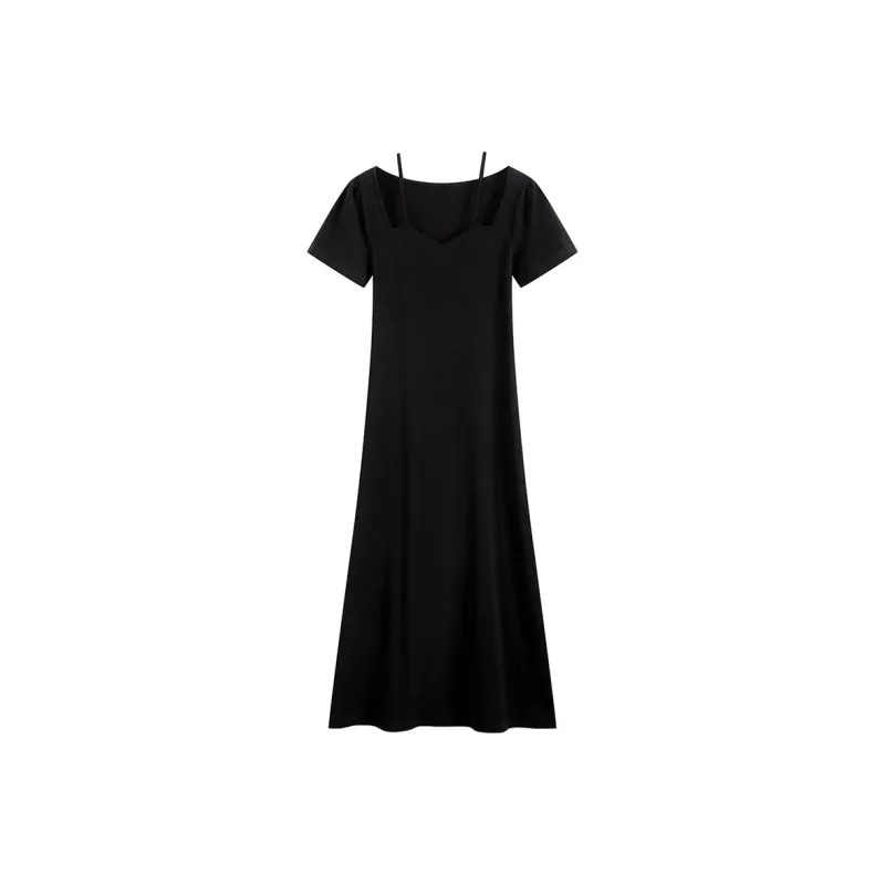HANDAIWEI Short Sleeved Dress Women's-0