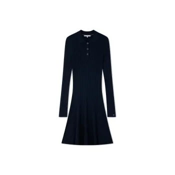 Tommy Hilfiger Long Sleeved Dress Women's Navy Blue