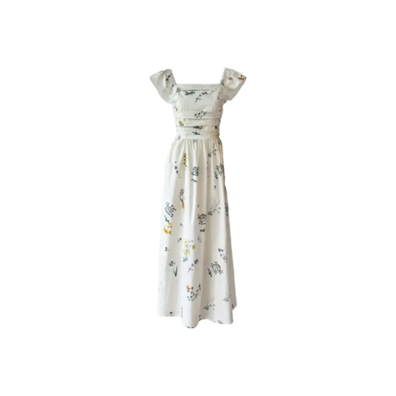 BEAUTIFUL CONFESSION Short Sleeved Dress Women's Apricot-0
