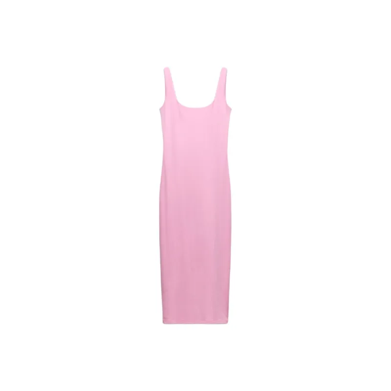 ZARA Slip Dresses Women's Light Pink Red-0