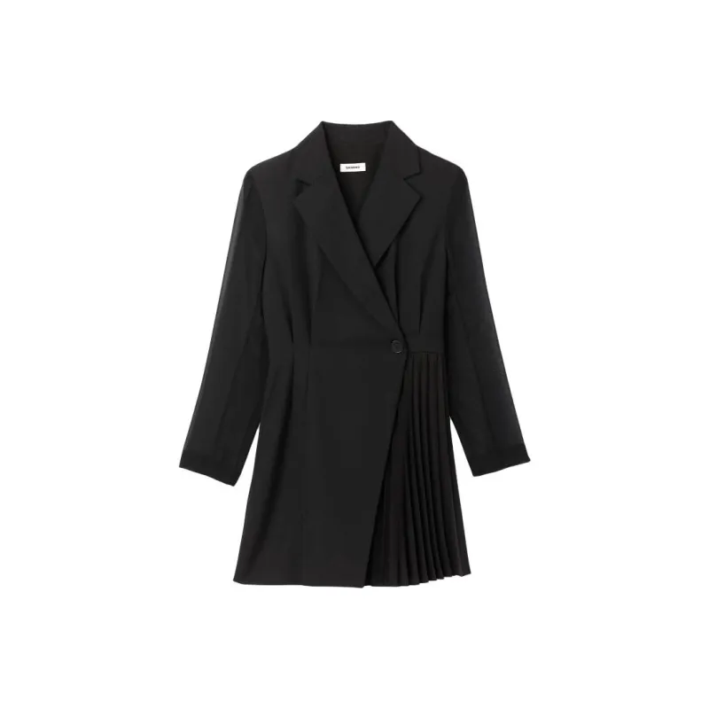 Sandro Panelled Blazer Dress-0
