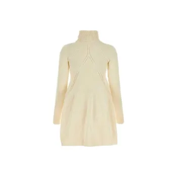 JIL SANDER Long-Sleeved Dresses Women's Ivory White