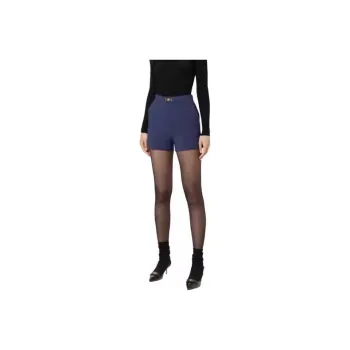 Elisabetta Franchi Stretch Crêpe Horsebit Shorts