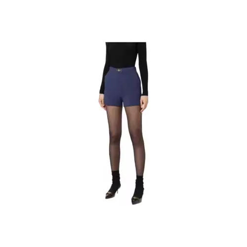 Elisabetta Franchi Stretch Crêpe Horsebit Shorts