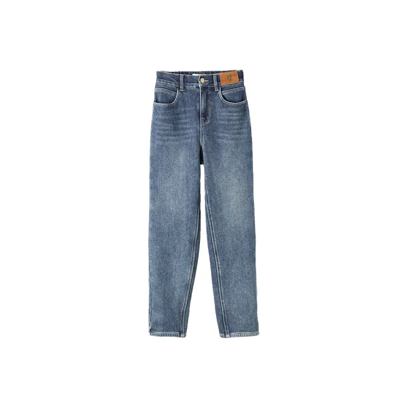 XIANGYING Jeans Women's Denim Blue-0