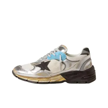 Golden Goose Dad Star Low Top Casual Shoes Women's Silver