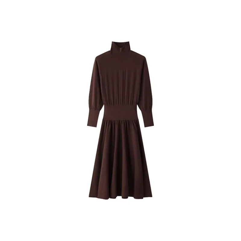 YANGZHIDAO Long Sleeved Dresses Women's-0