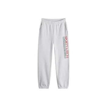 SPORTY & RICH Knitted Sweatpants Women's Gray