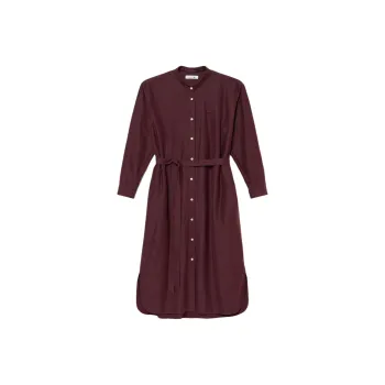 LACOSTE Long-Sleeved Dresses Women's Fuchsia