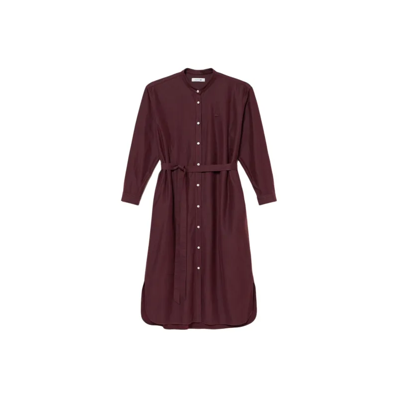 LACOSTE Long-Sleeved Dresses Women's Fuchsia-0