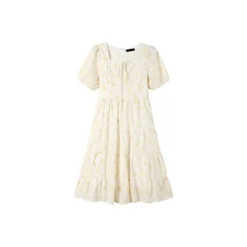 JOSR Short Sleeved Dresses Women's Floral