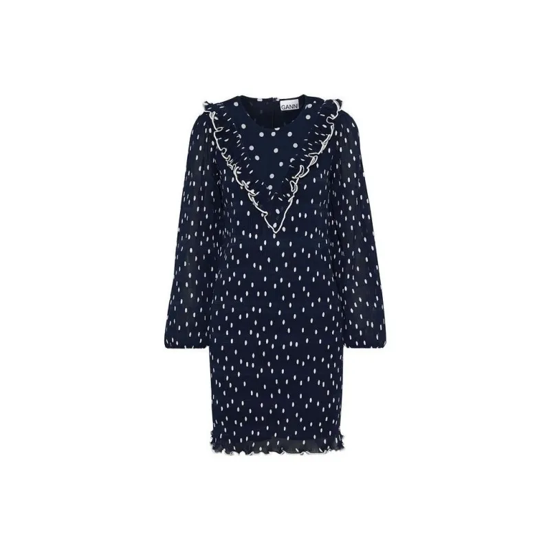 GANNI Long Sleeved Dresses Women's-0