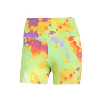 Adidas TIE-DYED SHORT LEGGINGS Casual Shorts Women's Yellow/Multicolor