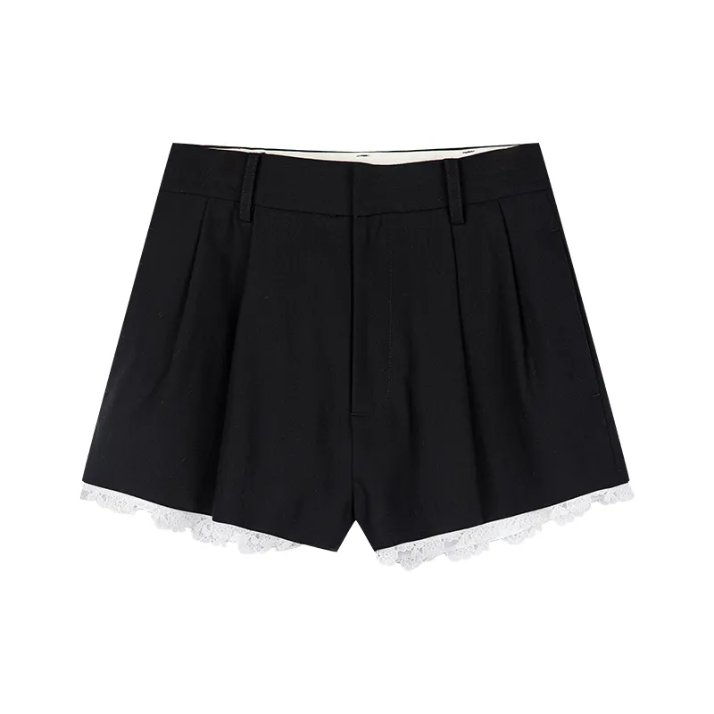 UOOYAA Casual Shorts Women's Black-0