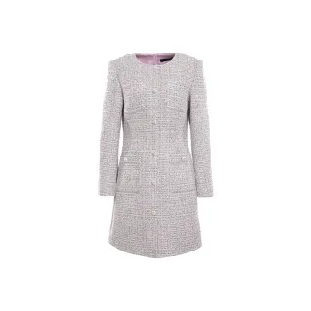 BESIONIA FW24 Long Sleeved Dress Women's Purple