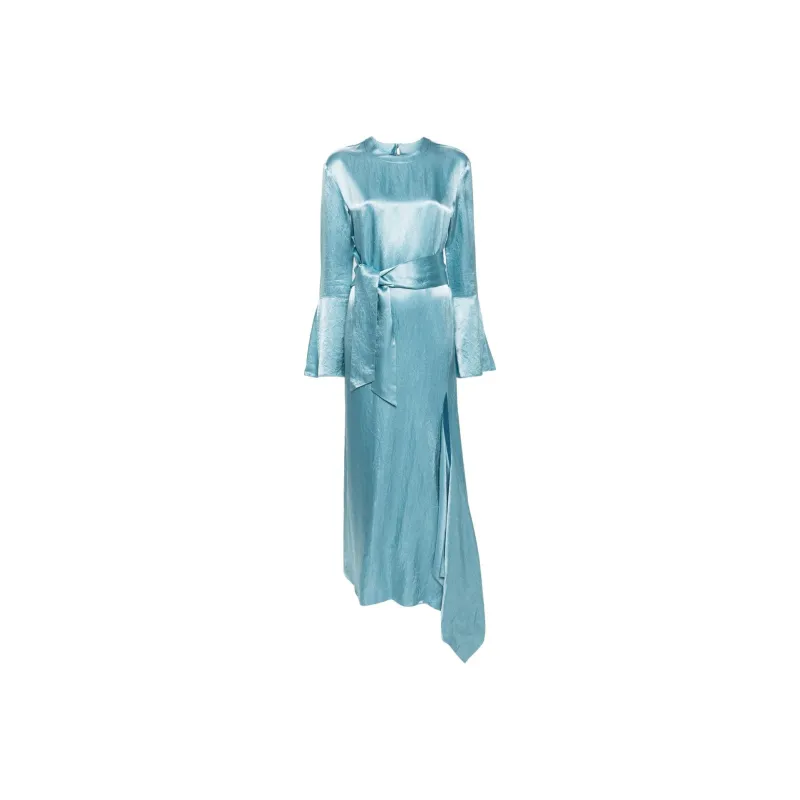 NANUSHKA Jabelle Satin Maxi Dress-0