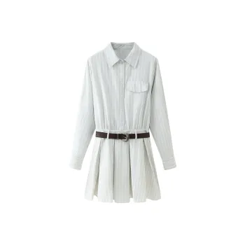 KYKW Long Sleeved Dresses Women's Light Blue