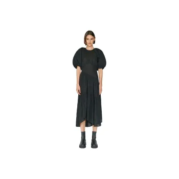 FRAME Short-Sleeved Dresses Women's Black