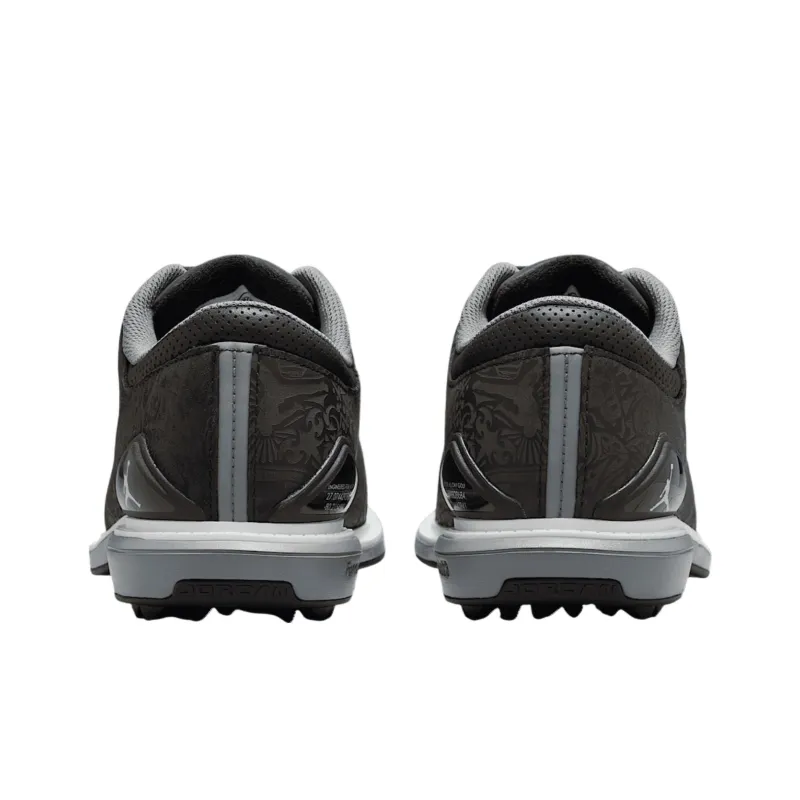 Jordan ADG 5 Anti Slip Wear Resistant Low Top Golf Shoes Unisex Black Gray-4