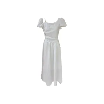 MISSHONEY MH Short Sleeved Dress Women's White