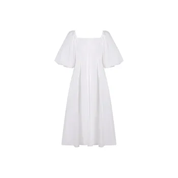 THE SEA LIFE Short Sleeved Dress Women's Cloud White
