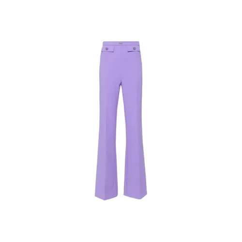 Elisabetta Franchi Flared Crepe Trousers
