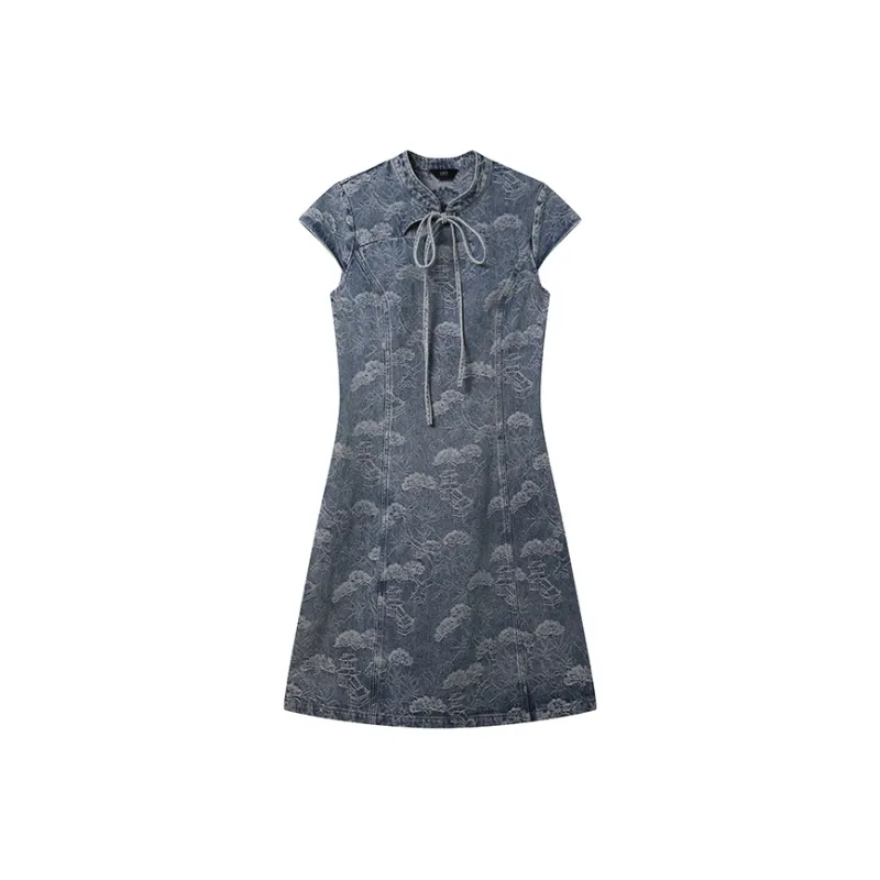 LOUISY AO Short Sleeved Dresses Women's Blue-0