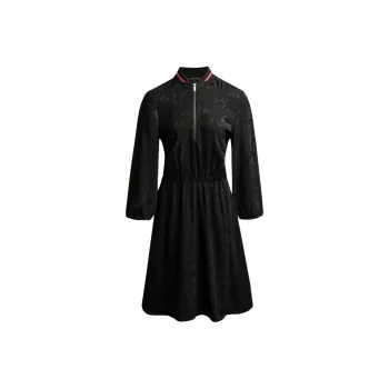 ARMANI EXCHANGEAE Long Sleeved Dress Women's Black