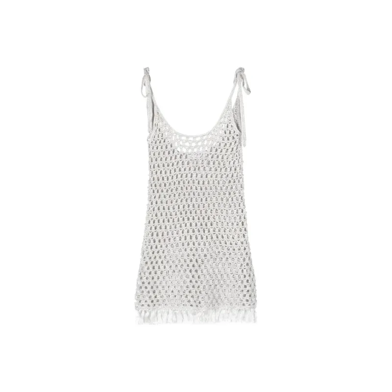 MARYSIA Crochet Mini Dress-0