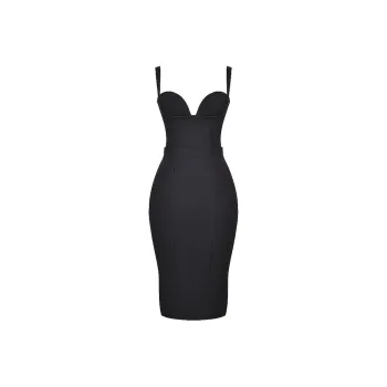 HOUSE OF CB BELLISSIMA Slip Dress Women's BLACK/Black