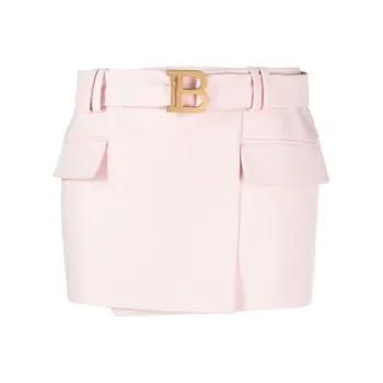 BALMAIN FW21 Skirt Women's Pink