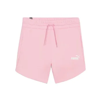PUMA Essentials High Waist Shorts Women's Casual Shorts Women's Pink Purple Lilac