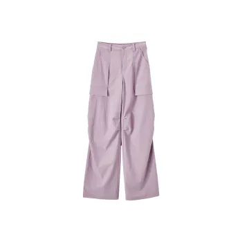 XIANGYING Cargo Pants Women's Purple