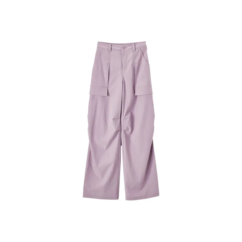 XIANGYING Cargo Pants Women's Purple-0