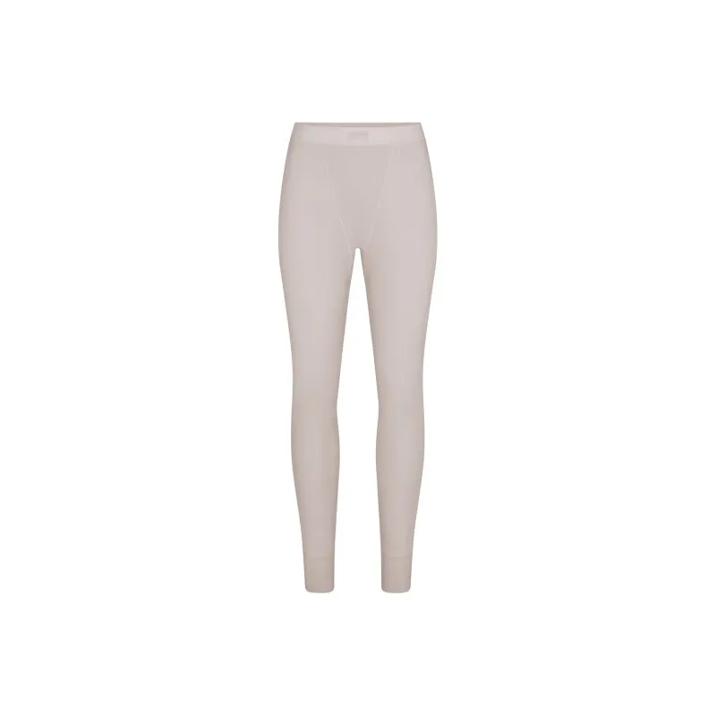 SKIMS COTTON RIB LEGGING Leggings Women's STONE/Stone Color-0