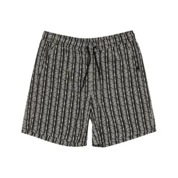 Quiksilver Taxer Jacquard Street Way Casual Shorts Men's Black