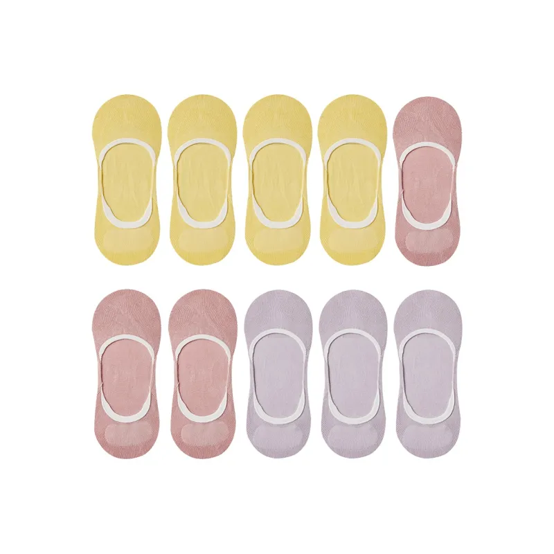 Cotton Gene No Show Socks Women's Combo Set-23