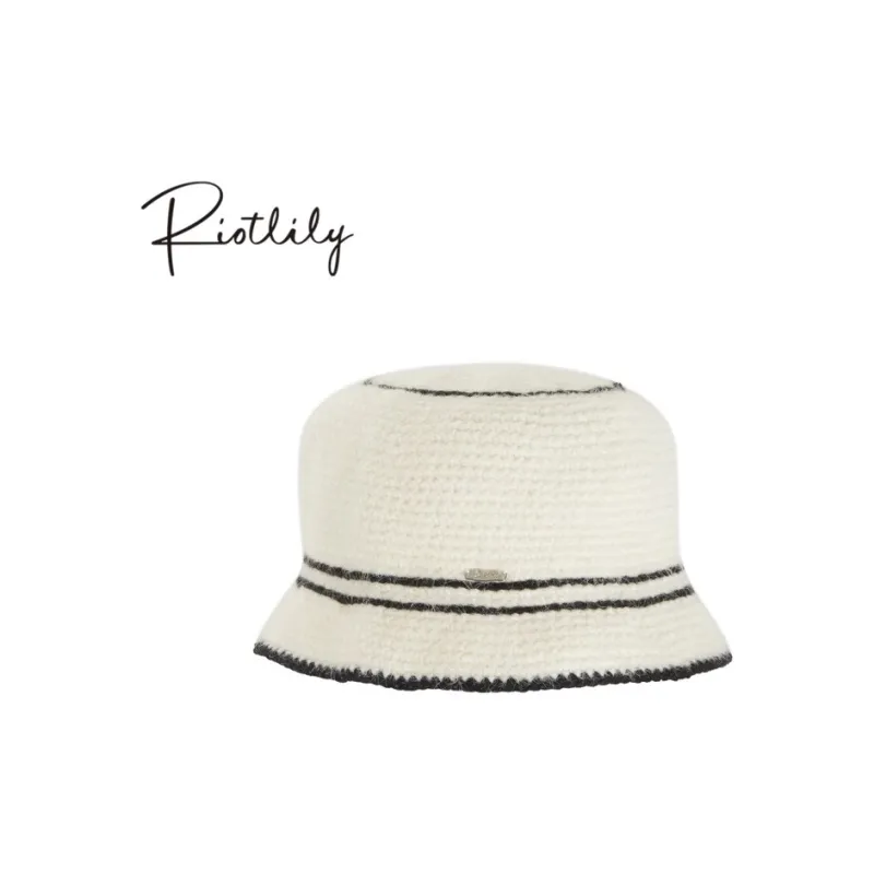 RiotLILY Sheep Wool Bucket Hats Women's-3
