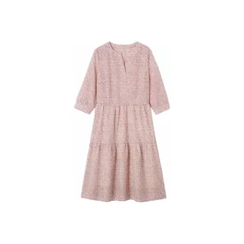 Dme Long-Sleeved Dresses Women's Dark Red
