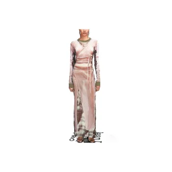 Y/Project X JPG Long-Sleeved Dresses Women's Light Pink